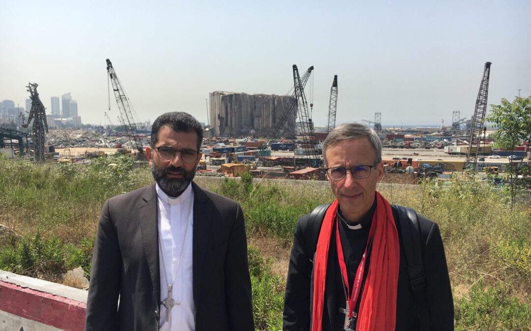 Message de Mgr Olivier de Germay à l’Archevêque d’Antélias (Liban)