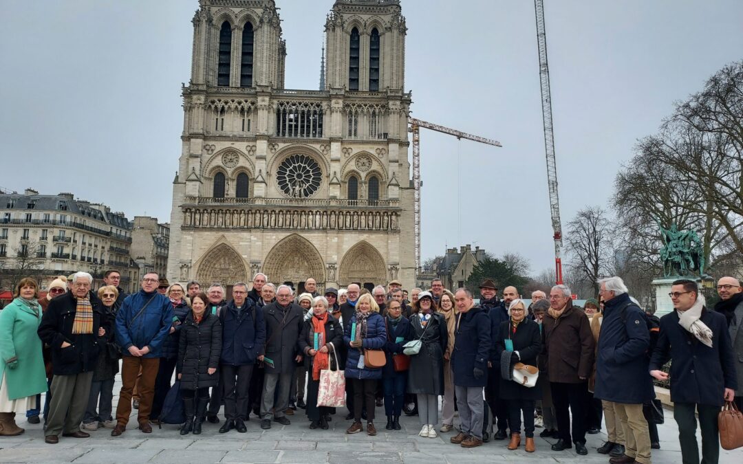 Les élus chrétiens du diocèse en pèlerinage à Notre-Dame de Paris