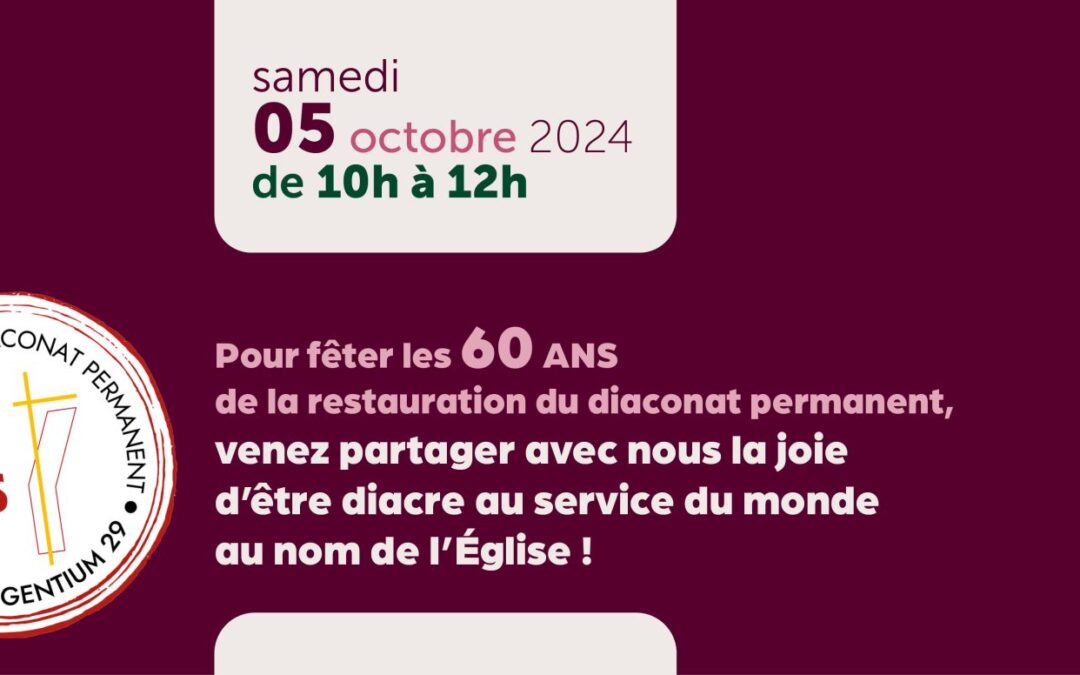 60 ans du diaconat permanent
