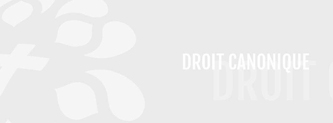 Le Studium de droit canonique de Lyon