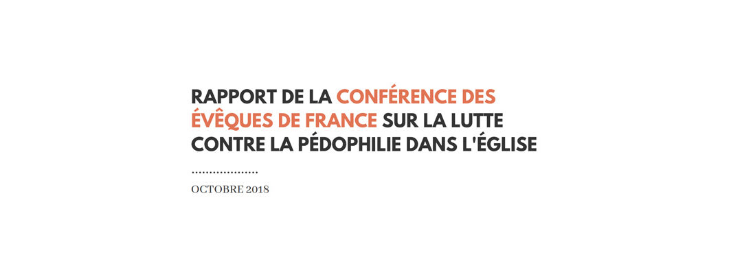 Rapport de la CEF sur la lutte contre la pédophilie dans l’Église