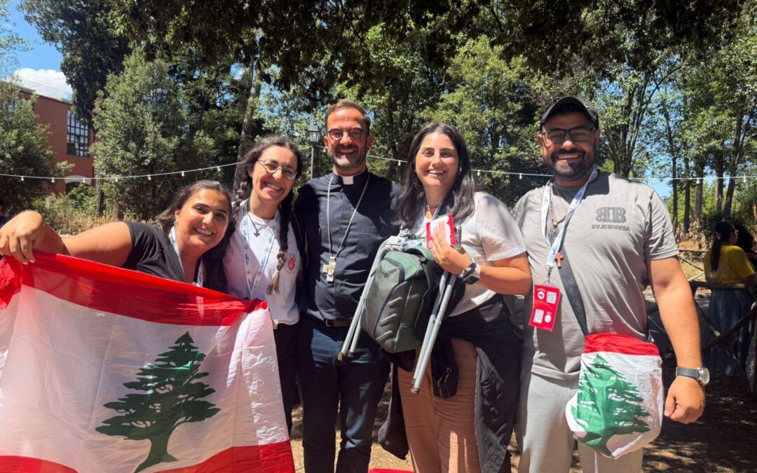 4 jeunes libanais au jubilé des jeunes à Rome